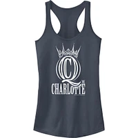 WWE Charlotte Flair Crown Logo Girls Tank