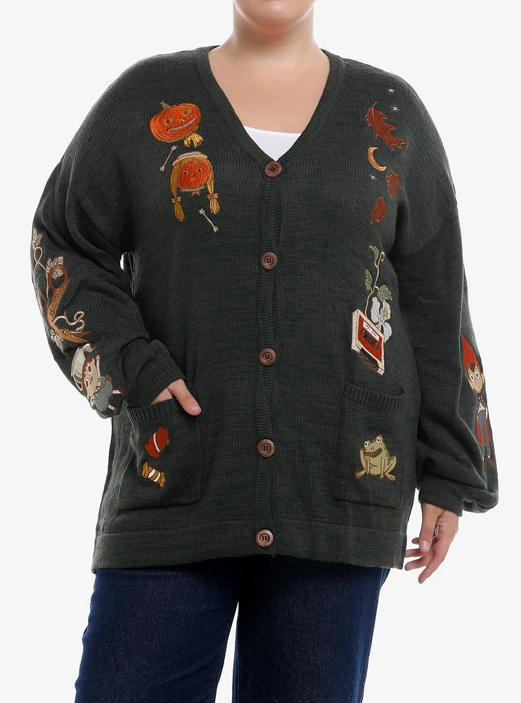 Over The Garden Wall Icons Girls Cardigan Plus