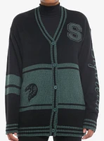 Harry Potter Slytherin Varsity Girls Cardigan