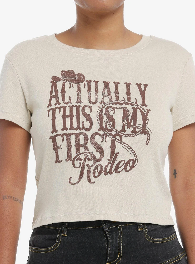 This Is My First Rodeo Girls Baby T-Shirt