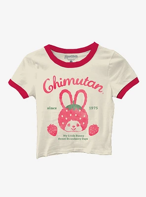 Monchhichi Strawberry Girls Ringer Baby T-Shirt