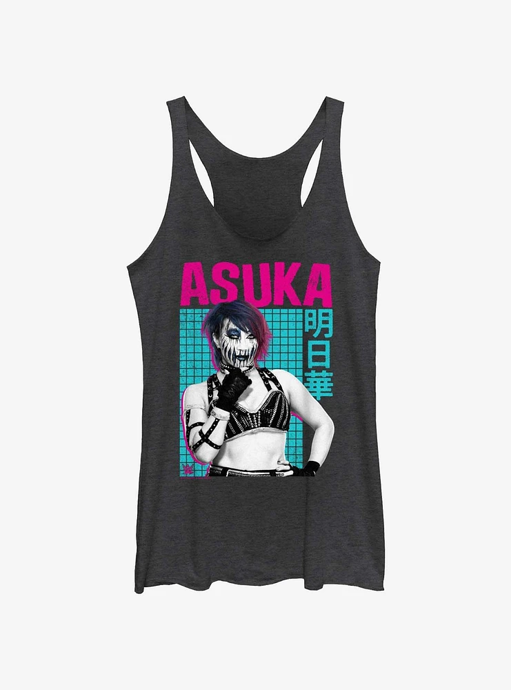 WWE Asuka Color Pop Portrait Womens Tank Top