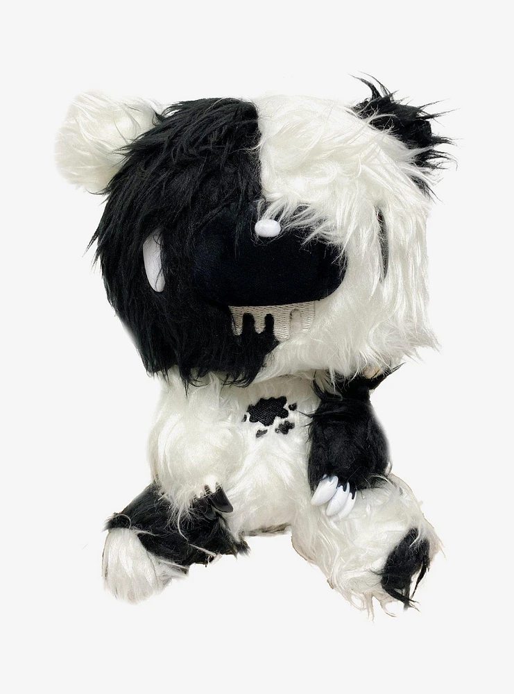 Gloomy Bear Black & White Fuzzy Plush