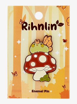 Frog Fairy Mushroom Pin By Rihnlin