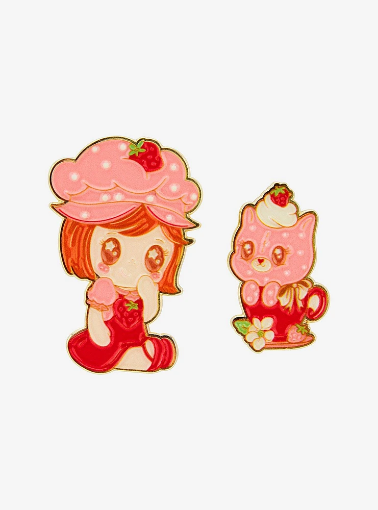 Strawberry Shortcake X Spooksieboo Duo Enamel Pin Set