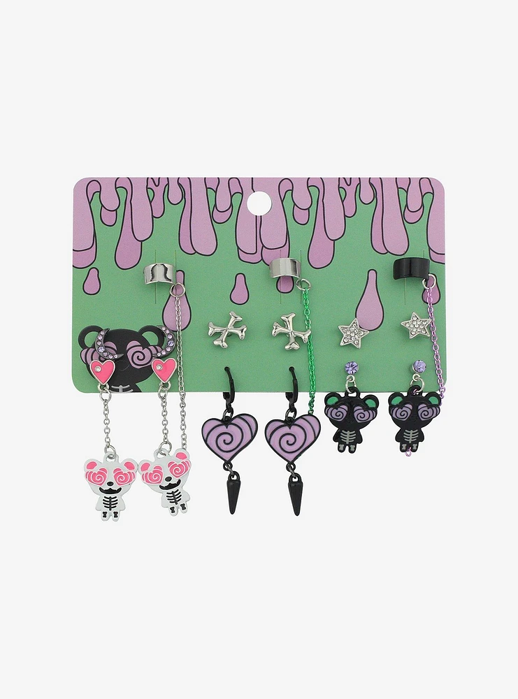 Teddy Bear Monster Earring Set