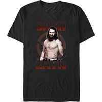 WWE Sami Zayn Portrait T-Shirt