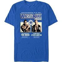 WWE WrestleMania X7 The Rock Vs Steve Austin T-Shirt