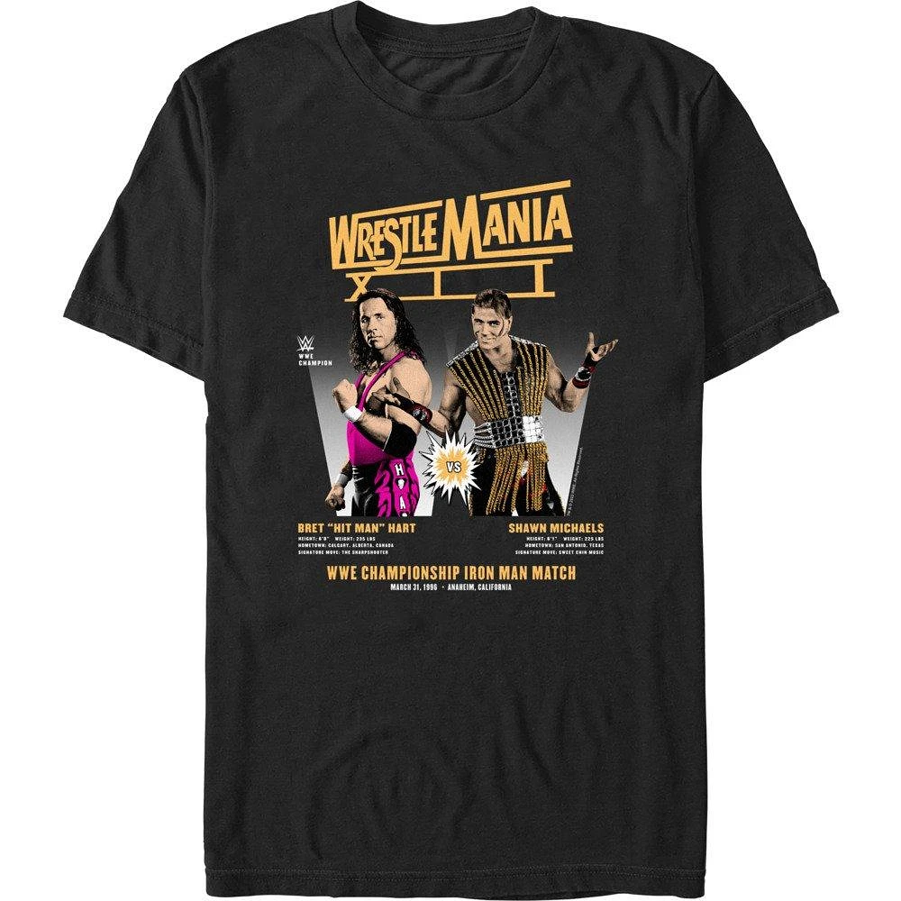 WWE WrestleMania XII Bret Hart Vs Shawn Michaels T-Shirt
