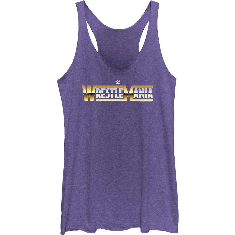 WWE WrestleMania Classic Logo Girls Tank