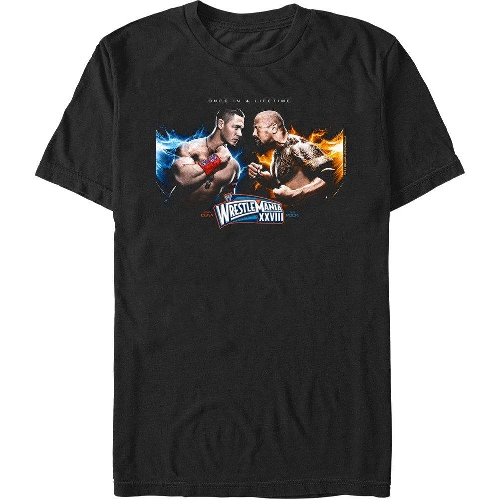 WWE Wrestemania XXVIII John Cena Vs The Rock T-Shirt