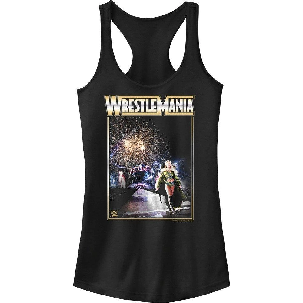 WWE Wrestemania Charlotte Flair Entrance Girls Tank