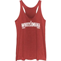 WWE WrestleMania 39 Filmstrip Logo Girls Tank