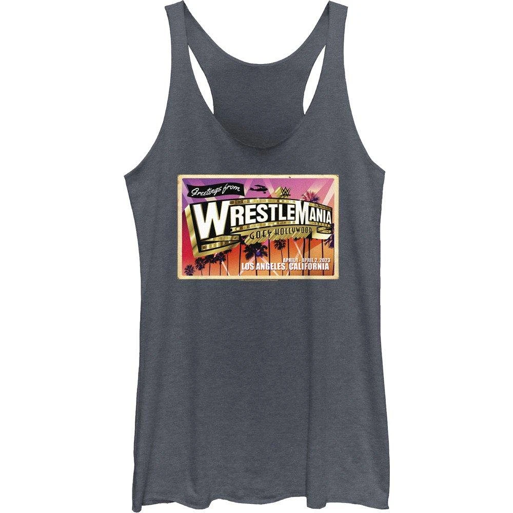 WWE WrestleMania 39 Hollywood Poster Girls Tank