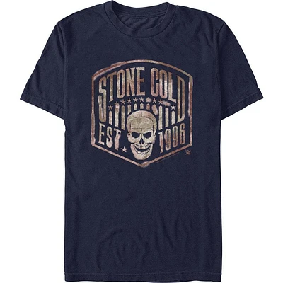 WWE Stone Cold Skull Crest T-Shirt