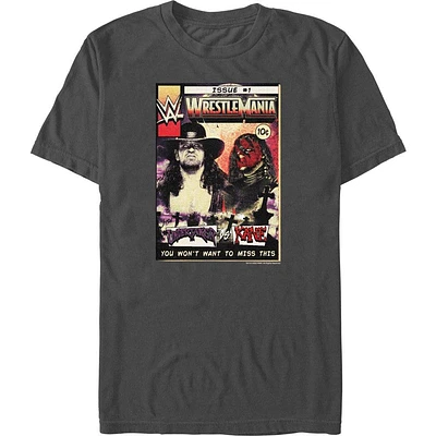 WWE WrestleMania The Undertaker Vs Kane Comic Cover T-Shirt