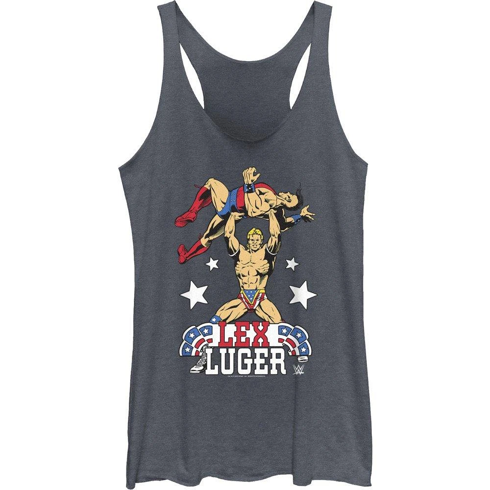 WWE Lex Luger Cartoon Style Girls Tank