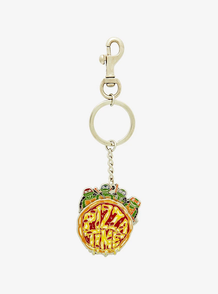 Teenage Mutant Ninja Turtles: Mutant Mayhem Pizza Time Spinning Keychain - BoxLunch Exclusive