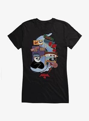 Kung Fu Panda 4 Street Food Girls T-Shirt