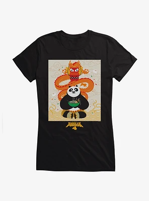 Kung Fu Panda 4 Noodles Girls T-Shirt