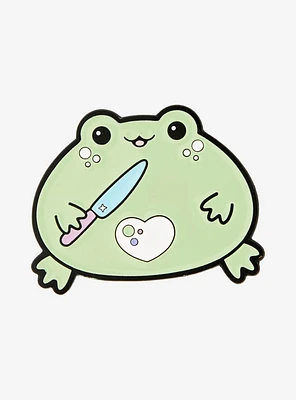 Frog Heart Knife Enamel Pin By Sugarhai