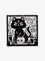 Black Cat Club Enamel Pin