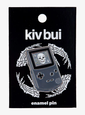 Skull Retro Game Enamel Pin By Kiv Bui