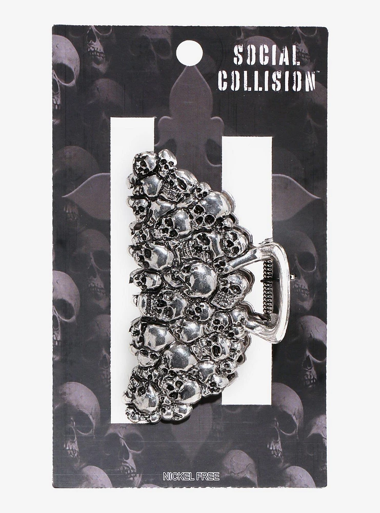 Social Collision Skulls Claw Hair Clip