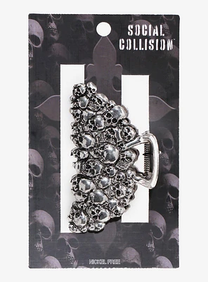 Social Collision Skulls Claw Hair Clip