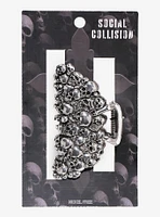 Social Collision Skulls Claw Hair Clip