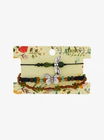 Thorn & Fable Dragonfly Butterfly Cord Bracelet Set