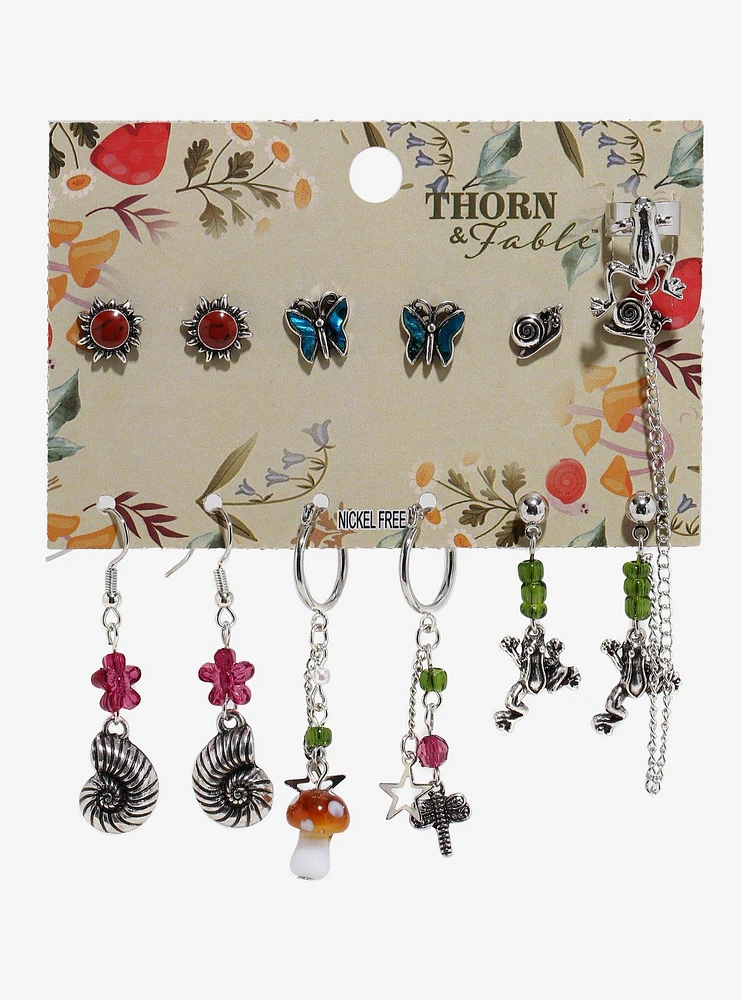 Thorn & Fable Forest Animals Earring Set