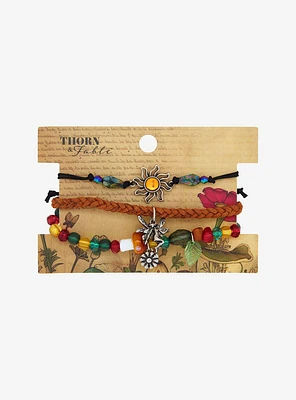 Thorn & Fable Sun Fairy Cord Bracelet Set