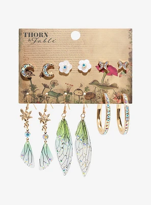 Thorn & Fable Fairy Wing Butterfly Earring Set