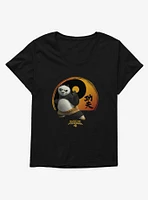 Kung Fu Panda 4 Yin And Yang Symbol Girls T-Shirt Plus