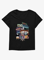 Kung Fu Panda 4 Street Cart Buffet Girls T-Shirt Plus