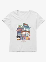 Kung Fu Panda 4 Street Cart Buffet Girls T-Shirt Plus