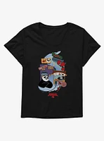 Kung Fu Panda 4 Street Food Girls T-Shirt Plus