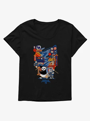 Kung Fu Panda 4 The Big City Girls T-Shirt Plus