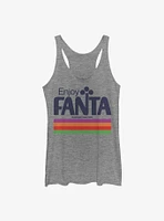 Coca-Cola Retro Fanta Girls Raw Edge Tank