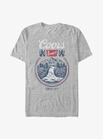 Coors Banquet Waterfall Mountainscape T-Shirt