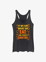 Cheetos We Are What Eat Girls Raw Edge Tank