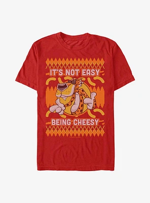 Cheetos Chester Cheetah Ugly Christmas Sweater Pattern T-Shirt