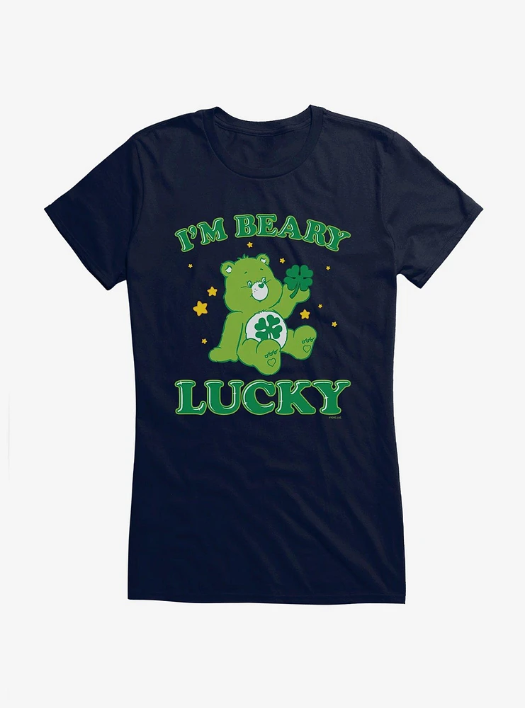 Care Bears Good Luck Bear I'm Beary Lucky Girls T-Shirt