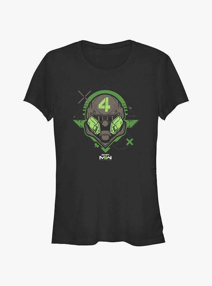 Call of Duty Tactical Helmet Girls T-Shirt