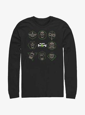 Call of Duty Perks Icon Box Long-Sleeve T-Shirt