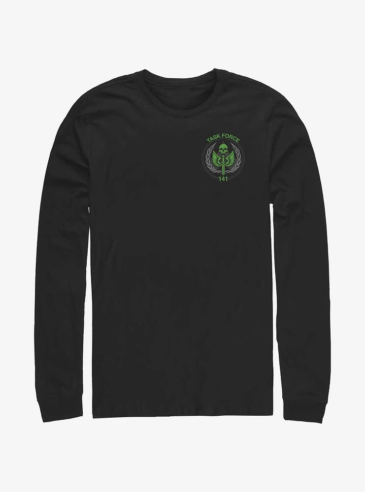 Call of Duty Task Force 141 Patch Long-Sleeve T-Shirt