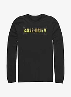 Call of Duty Tactical Camo Logo Long-Sleeve T-Shirt