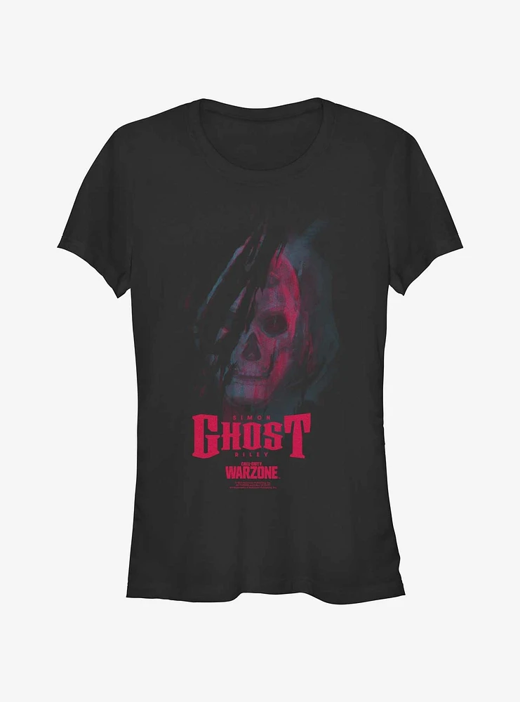 Call of Duty: Warzone Simon Ghost Riley Girls T-Shirt