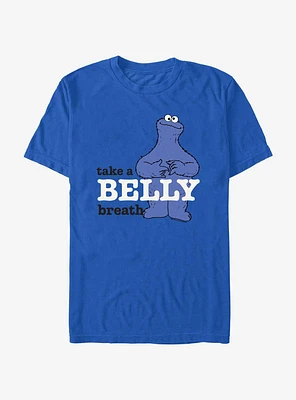 Sesame Street Cookie Monster Take A Belly Breath T-Shirt